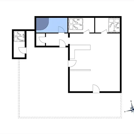 بيت للعطل Ve228-vejers-strand-muffparken-3 *